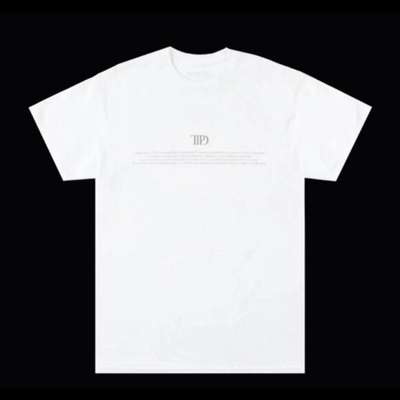 SHIP ASAP Taylor Swift Tortured Poets Department Capital One TTPD T-Shirt MEDIUM - Picture 5 of 7